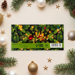 Цена за 10 шт. Конверт для денег «С Новым Годом!», 16×8 см