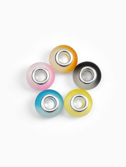 Цена за 5 шт. Шарм бусина «Матовый стиль», для творчества, МИКС