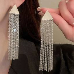 Серьги длинные на гвоздиках арт. 13 1245 (id 266353)