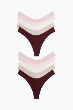Pack de 10 bragas thong de algod?n