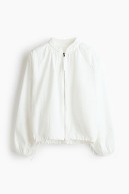 Cazadora blus?n con bordado ingl?s