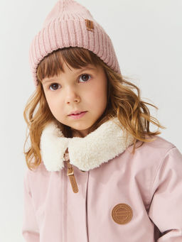 Парка демисезонная с меховым воротником "Зефир"