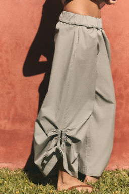PANTAL?N CULOTTE BAJO AJUSTABLE / Gris?ceo - Zara фото 12