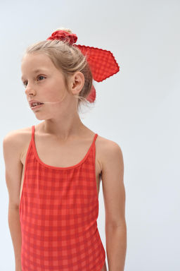 2-14 A?OS/ BA?ADOR CUADRO VICHY LIMITED EDITION / Coral rojo - Zara фото 5