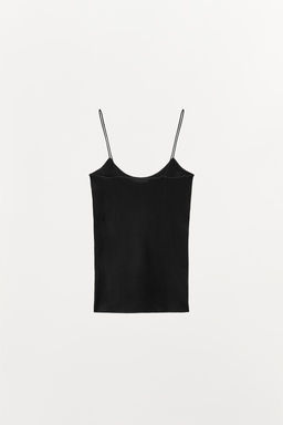 POINTELLE STRAPPY TOP WITH SATIN BOW - Zara фото 14