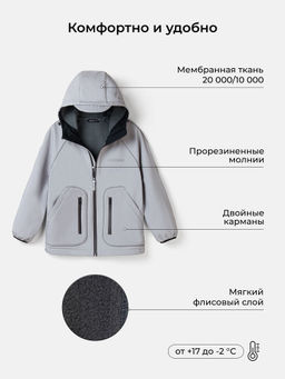 Куртка Softshell демисезонная Туман Bungly tec 7+ фото 5