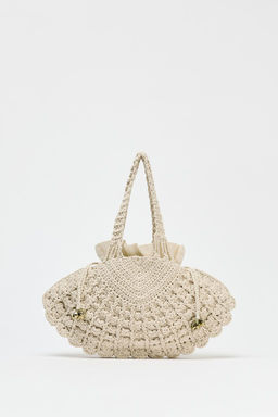 CROCHET SHELL BAG - Zara фото 2