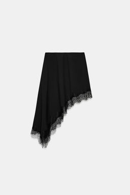 ASYMMETRIC LACE SKIRT ZW COLLECTION - Zara фото 6