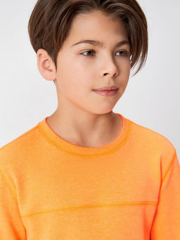 ACOOLA / Джемпер детский для мальчиков Jamaica оранжевый  фото 3