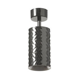 Спот «Астер» GU10 черный хром 7.5×7.5×20 см