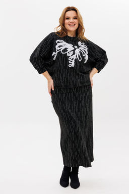 Костюм Michel Chic 1394 терракот, черный  фото 286