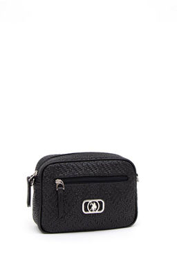 Сумка через плечо U.S. Polo Assn женская черная поливинилхлорид  фото 4