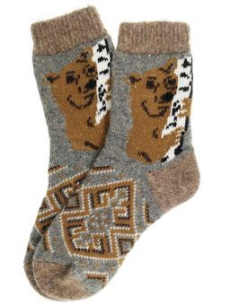 Носки женские Олень и снежинки 7423-1