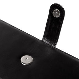 Ежедневник недатированный Calligrata, А5, в линейку, с хлястиком, 100 листов, обложка ПВХ, чёрный  фото 2