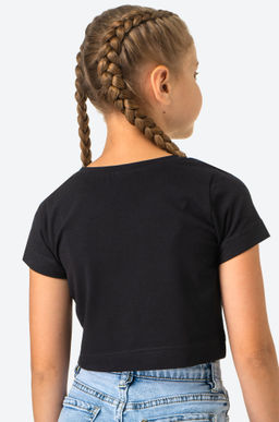 Укороченная футболка для девочки Happy Fox фото 5