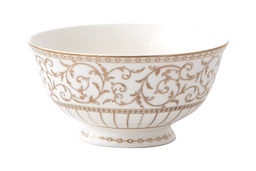 Пиала, 11х6 см, 2 шт, фарфор N, белая, с золотистым орнаментом, Golden
