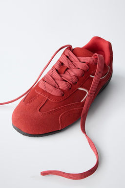 LEATHER SNEAKERS - Zara фото 11