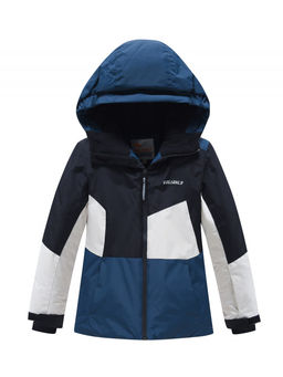 Горнолыжный костюм зимний для мальчика темно-синего цвета 9517TS