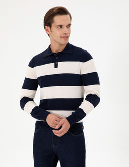 Erkek Lacivert Kazak