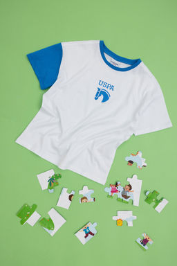 Белая футболка для мальчика - U.s. polo assn фото 11