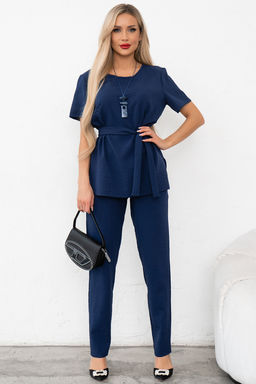 Костюм брючный (синий) К11-81/7 - Николь фото 3