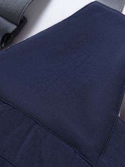 Горнолыжный костюм зимний для девочки серого цвета 9518Sr