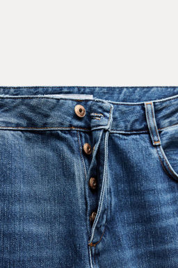 Z1975 SELVEDGE LOOSE WIDE-LEG MID-WAIST JEANS - Zara фото 16