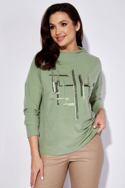 Джемпер ТАиЕР 1227-1 фисташка  фото 4