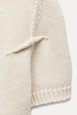 CROPPED KNIT SWEATER - Zara фото 3