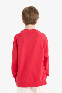 Bisiklet Yaka Basic D_z Okul Sweatshirt Erkek _ocuk - Defacto фото 6