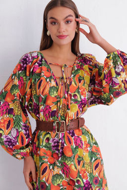 11596 Платье-туника Tropical из 100% хлопка - Martichelli фото 15