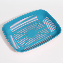 Туалет округлый с сеткой 33,5 х 25 х 6 см, голубой/розовый - Simaland фото 3