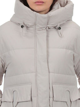 3335 LT. BEIGE Куртка зимняя облегченная женская (150 гр. холлофайбер)