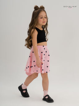 Костюм Мальвина КТ черный-черные сердечки - Sovalina фото 17