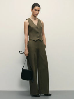 Костюмный жилет на пуговицах / Zarina  фото 2