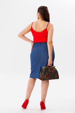 Юбка ANELLI 1410 туманная заря  фото 8