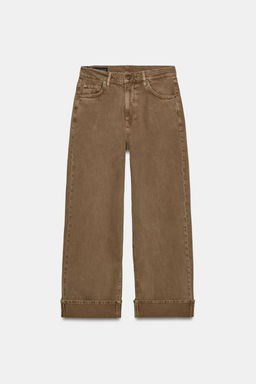 JEANS ZW COLLECTION BAGGY TIRO MEDIO / Marr?n - Zara фото 5
