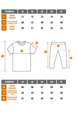 Арт. 5618 Костюм с бриджами 42-50 (5 шт) Цвет:верх- грязно-голубой, низ- грязно-голубой - Калинка фото 10