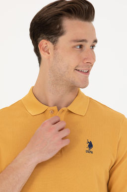 Мужской горчичный базовый свитшот Неожиданная скидка в корзине - U.s. polo assn фото 9