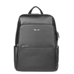 5084 black, Мужской кожаный рюкзак, Barcelo Biagi