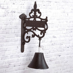 Колокол сувенирный металл Добро пожаловать 26х10х18 см