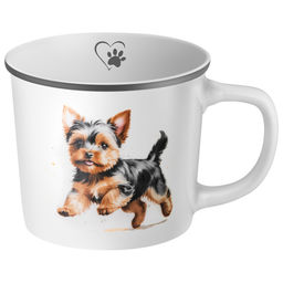 КРУЖКА LEFARD YORKSHIRE TERRIER 370МЛ, РАЗНОЦВЕТНЫЙ  фото 2