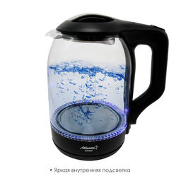 Чайник стеклянный электрический 1,8л АТН-2466 - Полимербыт фото 2