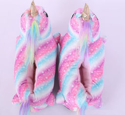 Тапочки домашние волшебные Единорожки