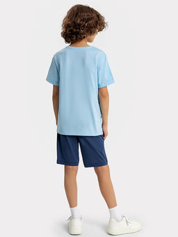 Шорты для мальчиков синего цвета - Mark formelle фото 3