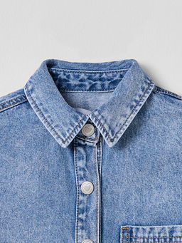 Куртка джинсовая для девочек оверсайз - Mark formelle фото 5