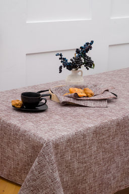 Скатерть двухсторонняя Фактура на льне