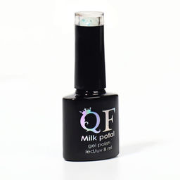 Гель лак для ногтей, MILK POTAL, 3-х фазный, 8мл, LED/UV, цвет белый/голубой (07) - Queen fair фото 9
