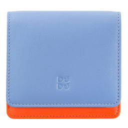 Итальянский кожаный кошелек DuDu серии Flores | пастельно-голубой - Dudubags фото 3