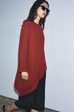 ZW COLLECTION ASYMMETRIC FLOWY TOP - Zara фото 4